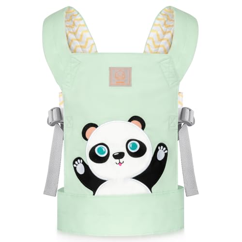 GAGAKU Doll Carrier for Kids, Toy Baby Dolls Carrier, Reborn Doll Carrier Toy Baby Doll Sling with Adjustable Straps, Doll Acces
