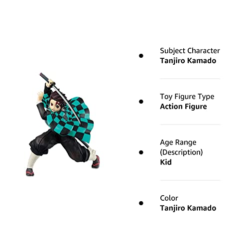 Bandai Spirits Ichibansho Ichiban - Demon Slayer: Kimetsu no Yaiba - Reprint Version Tanjiro Kamado (Proceed with Unbreakable Heart and decorative replica blade) Figure