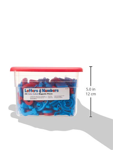 Educational Insights Color-Coded Uppercase & Lowercase Alphamagnets And Mathmagnets, Set Of 214 Letters, Numbers, Punctuation & Math Symbols, Preschool Kindergarten Classroom Must Haves, Ages 3+
