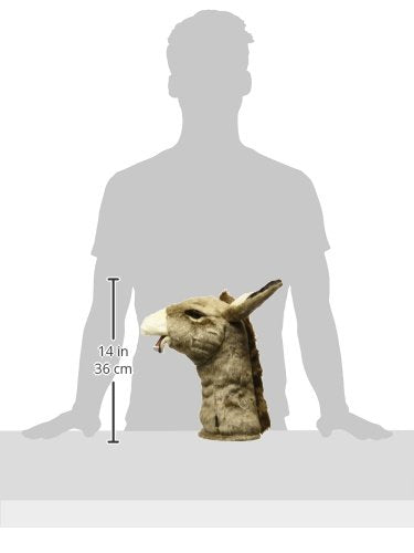 Folkmanis Donkey Stage Puppet, Brown, Beige