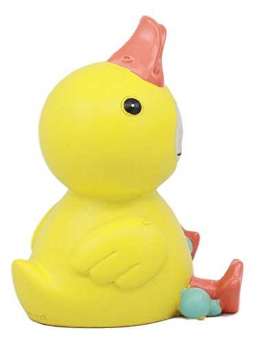 Ebros Gift Furry Bones Bath Tub Soaking Bubbles Time Bob The Rubber Duck Figurine Yellow Ducky Hooded Furrybones Skeleton Monster Collectible Small Sit Up Sculpture