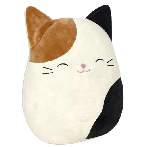 Squishmallows Collectible Cam Calico Cat Plush Toy - 8 Inch Soft Animal, Model CT6619