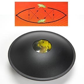 Computer Gear 3D Mirror Scope - Hologram Maker, Parabolic Reflector, 2"L x 7"W, Black, Model 9682, Plastic
