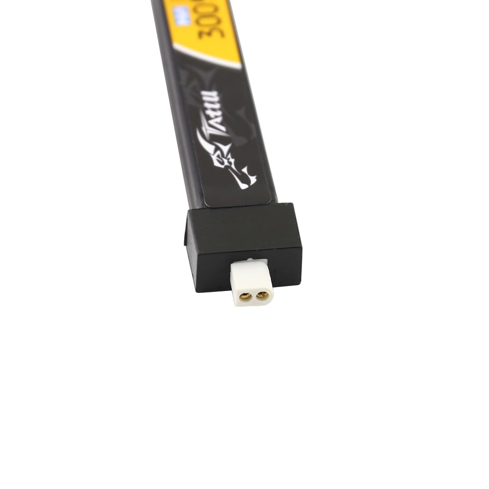 Sologood Tattu 6Pcs Bt2.0 300Mah 1S Battery 3.8V 75C Fpv Lipo Battery For Fpv Tiny Whoop 1S Brushless Whoop Drone