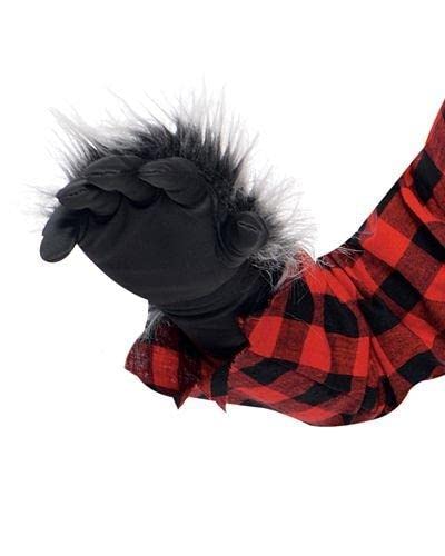Amscan Hungry Howler Werewolf Costume For Kids, Medium (8-10), With Plaid Shirt, Furry Mask And Gloves