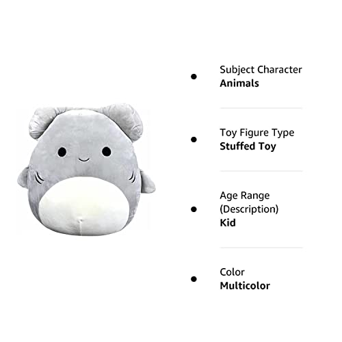 Squishmallows Sealife & Animal Soft Holiday Stuffed Toy - 8 Inch Cotton Plush for Kids