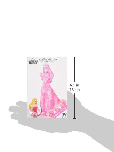 Hanayama 39 Piece 3D Jigsaw Puzzle Crystal Gallery Sleeping Beauty Princess Aurora