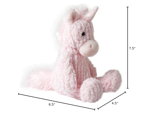 Manhattan Toy Adorables Unicorn Stuffed Animal, 11" Plush, Multicolor, Model 154260