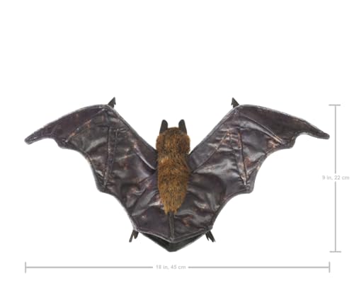 Folkmanis Fruit Bat Hand Puppet, Brown, Black