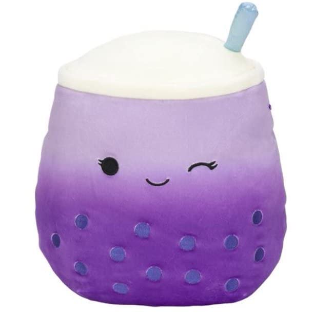 Squishmallows,Kellytoy Bubble Tea 5'' Bergit Poplina Jakarria Plush Doll (Set Of 3)