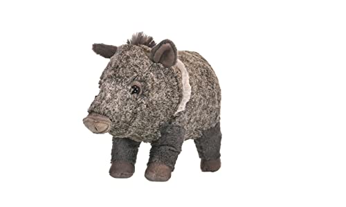 Wild Republic 12 Javelina Plush Stuffed Animal Toy - Grey Cuddlekins Gift for Kids