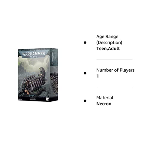 Games Workshop Warhammer 40k Necron Ghost Ark Model 99120110063 - Black Plastic Miniature