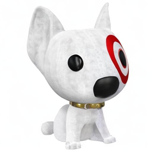 Funko Pop! Ad Icons - Target Dog Bullseye (Flocked) #5 - Sdcc 2019 Exclusive Debut