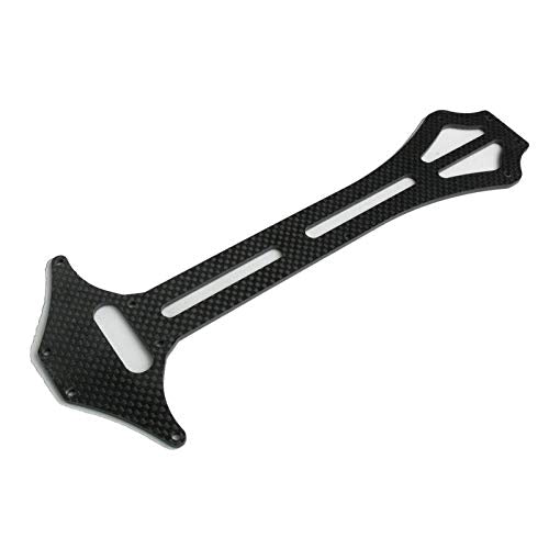 LAEGENDARY 1:10 Scale RC Replacement Part for Brushless Thunder Truck: Upper Plate - Carbon - Part Number - TH-4003 - U