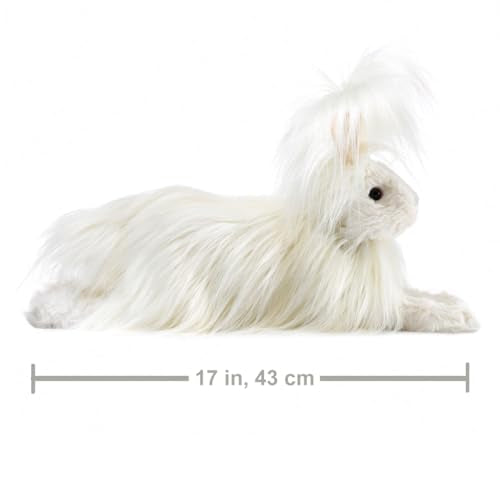 Folkmanis Angora Rabbit Hand Puppet, White