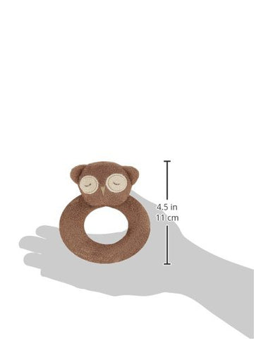 Angel Dear Ring Rattle, Brown Owl