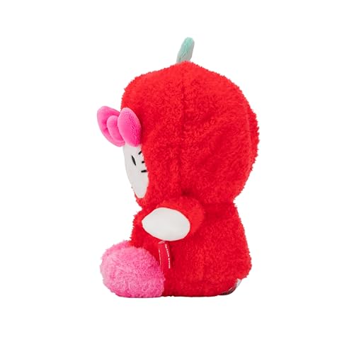 Bumbumz 7.5-Inch Hello Kitty Fruitbumz Plush - Sanrio Hello Kitty Dressed As An Apple Collectible Toy - From The Makers Of Origi