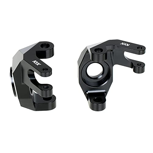 KYX Racing Aluminum Alloy Front Axle Steering Knuckles Upgrades Parts Accessories for 1/6 RC Crawler Car Axial SCX6 AXI05000