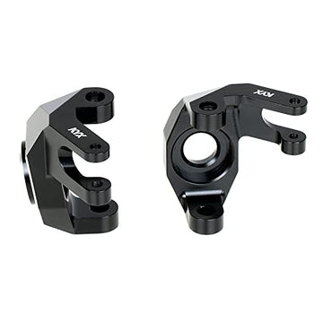 KYX Racing Aluminum Alloy Front Axle Steering Knuckles Upgrades Parts Accessories for 1/6 RC Crawler Car Axial SCX6 AXI05000