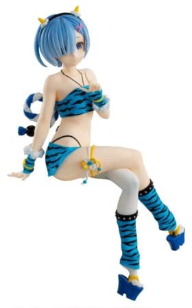 Furyu Corporation Noodle Stopper Figure -Demon Costume Rem & Ram-