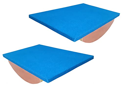 Tycoon Physio Solutions Wooden Balance Board Foot Rocker Leg Exerciser Occupational Physio Therapy,Simply Fit Board & Kids Balan