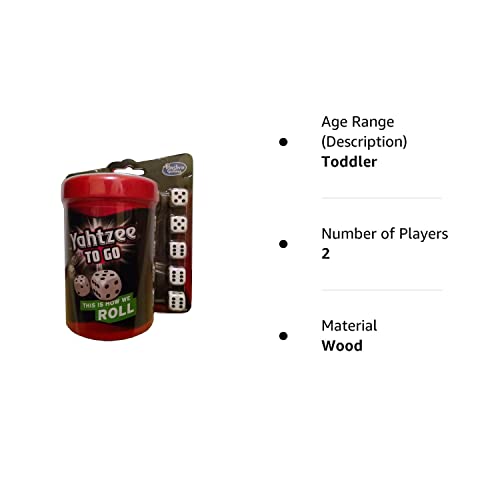 Hasbro Yahtzee To Go Travel Game 2014 Gaming