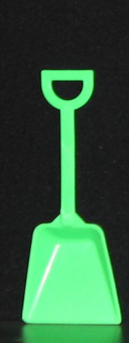 Small Toy Plastic Shovels Lime, 24 Pack, 7 Inches Tall, 24 I Dig You Stickers