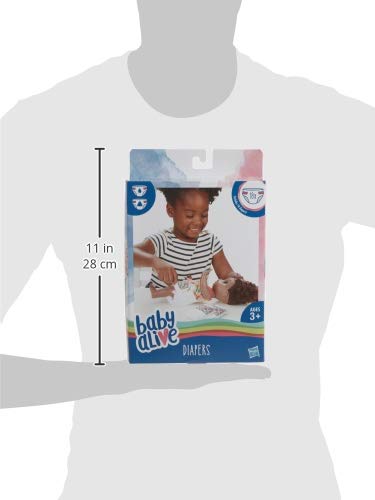 Baby Alive Diapers Refill Pack, 18-Count - Essential Baby Supplies for Doll Care