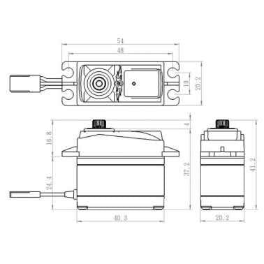 Savox SH-1290MG Digital Servo - Super Speed, Metal Gear, Medium Size
