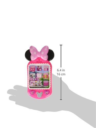 Minnie Bow-Tique Why Hello Pretend Play Cell Phone, Lights and Sounds, Kids Toys for Ages 3 Up by Just Play