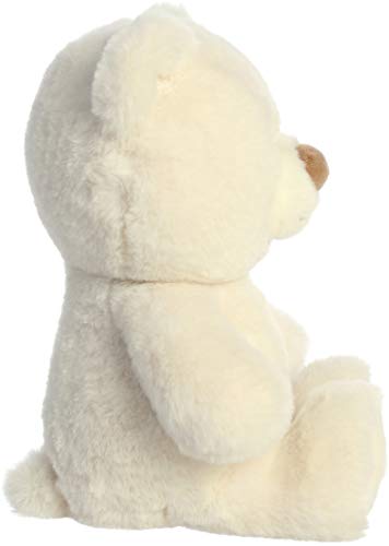 Aurora® Snuggly Hugga-Wug Bear™ Stuffed Animal - White 13.5" - Cozy Polyester Companion for Imaginative Play