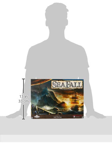 Plaid Hat Games SeaFall Board Game - Legacy Adventure for 3-5 Players, Ages 14+, Medium Size, Cardboard, PH1300