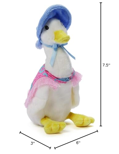 Gund 3 Piece Nursery Tale Stuffed Animal Bundle, Peter Rabbit, Benjamin Bunny And Jemima Puddle Duck