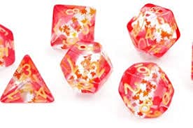 Sirius Dice SDZ000506 Maple Leaf Dice Set of 7