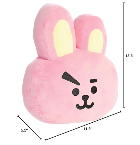 Aurora® BT21 Cooky Stuffed Doll - Pink 15-Inch Large Plush Toy - Cute Collectible - Soft Polyester Material - Model 44200
