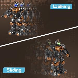 Zreswap Remote Voice Control Robot Toys For Kids, Intelligent Programmable Robot Gifts, Popular Science Story Toys, 2.4Ghz Wifi,