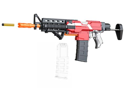 Skywin Electric Toy Shooting Kit - Automatic Game Toy Shooting For Boys With Foam And Soft Bullets (100 Darts) Shooting Game Toy
