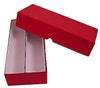 Guardhouse 10'' Double Row Storage Box For 2'' Paper And Plastic Coin Holders Red