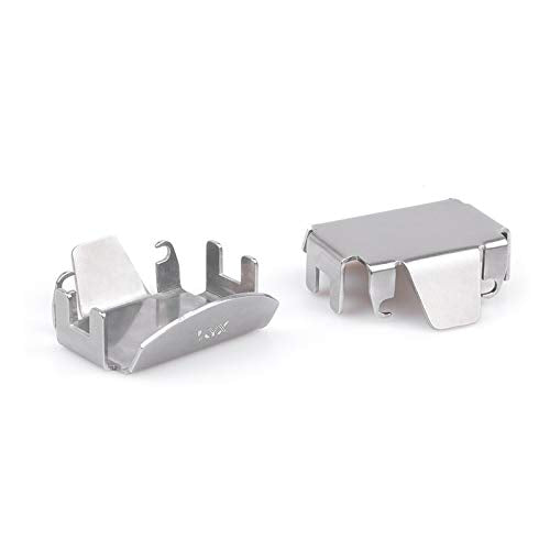 KYX Racing Stainless Steel Front Rear Axle Protective Plate Axle Guard Board Upgrades Accessories for RC Crawler Car Axial SCX10