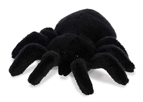 Aurora® Adorable Mini Flopsie™ Tod Tarantula™ Stuffed Animal - Playful Ease - Timeless Companions - Black 8 Inches