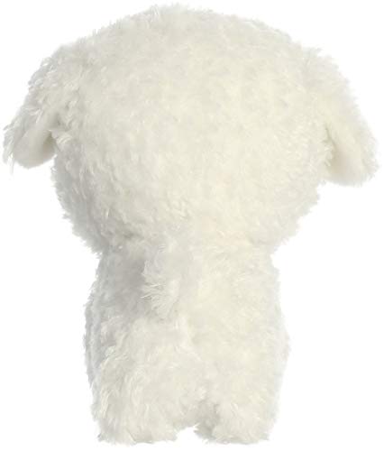 Aurora® Bichon Frise Stuffed Animal - White 6.5 Playful Teddy Pet - Unique Design for Endless Play - Small Size