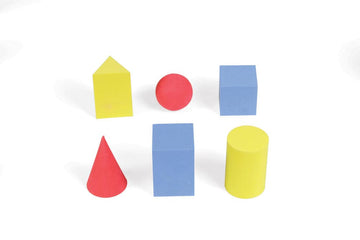 Hand2Mind Manipulite Geosolids, Set Of 6