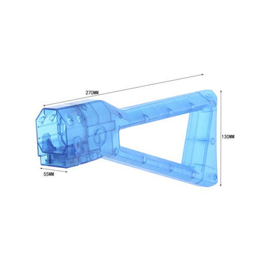 Worker Ak Style Shoulder Stock For Nerf N-Strike Elite And Nerf Modulus Series Toy (Transparent Blue)