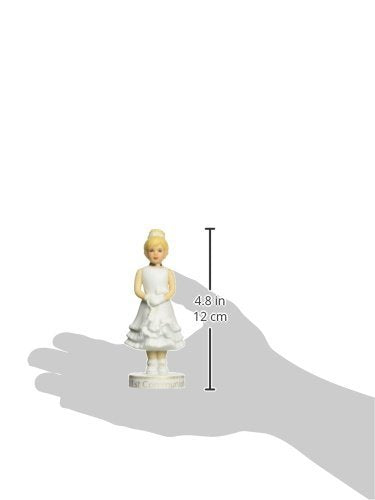 Enesco Growing Up Girls “Blonde First Communion” Porcelain Figurine, 5”