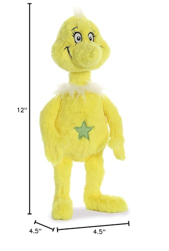 Aurora® Whimsical Dr. Seuss™ Sneetch Stuffed Animal - Magical Storytelling - Officially Licensed - Yellow 12 Inches