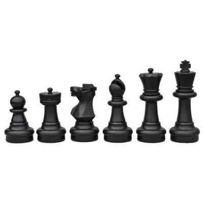 Megachess Giant Oversized Premium Chess Set With 25 Inch Tall King With Quick Fold Nylon Mat
