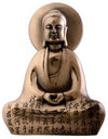Buddha With Diamond Sutra Pose Figurine Decoration Collectible