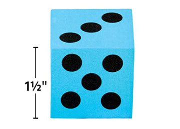 Teacher Created Resources Large Foam Dice 12-Pack - Model 20809