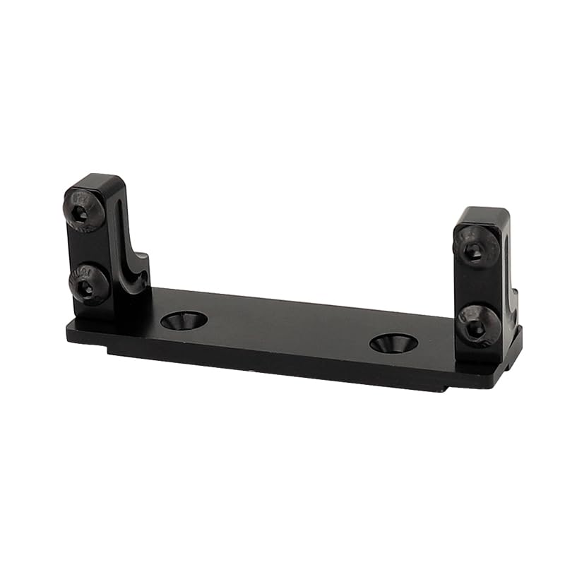 RZXYLRC 1/10 Metal Alloy Front Axle Servo Mount Holder Servo Fixed Bracket for AXI03004 Capra 1.9 RC Car Alloy Upgrade Parts (Bl