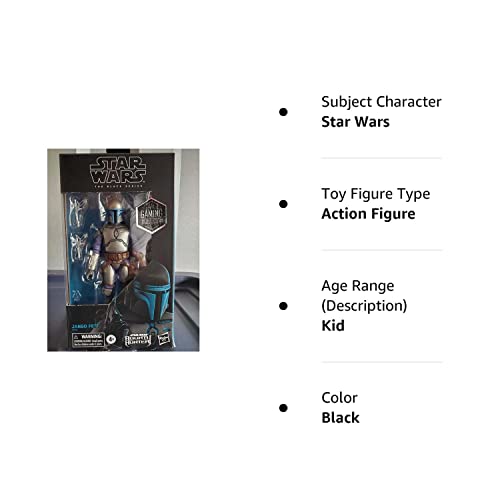 Hasbro Star Wars The Black Series Gaming Greats Jango Fett Bounty Hunter Exclusive Figure, E99955L0